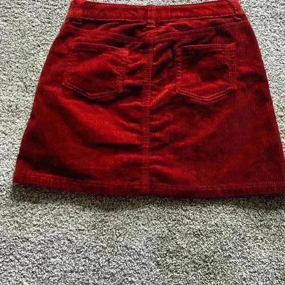 Cat & Jack Corduroy Girls Skirt Copper Brown - Picture 2 of 8